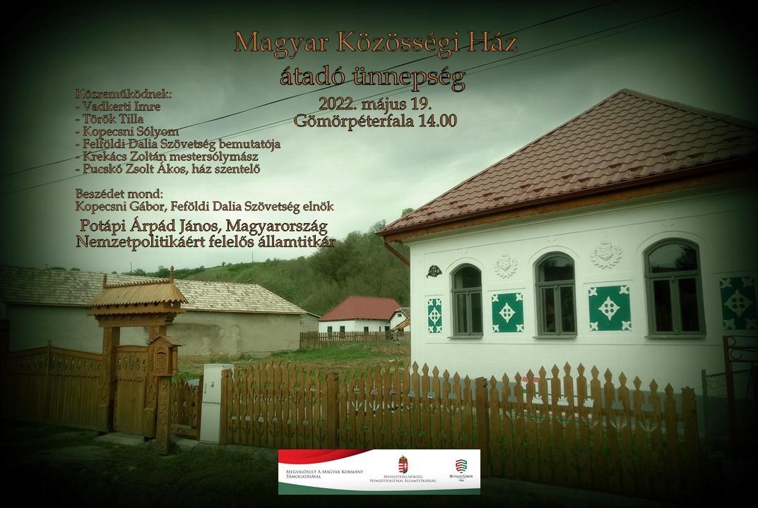 Magyar Közösségi Ház átadó ünnepsége