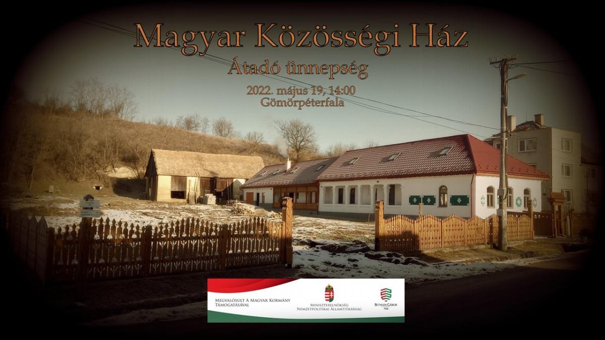 Magyar Közösségi Ház átadó ünnepsége